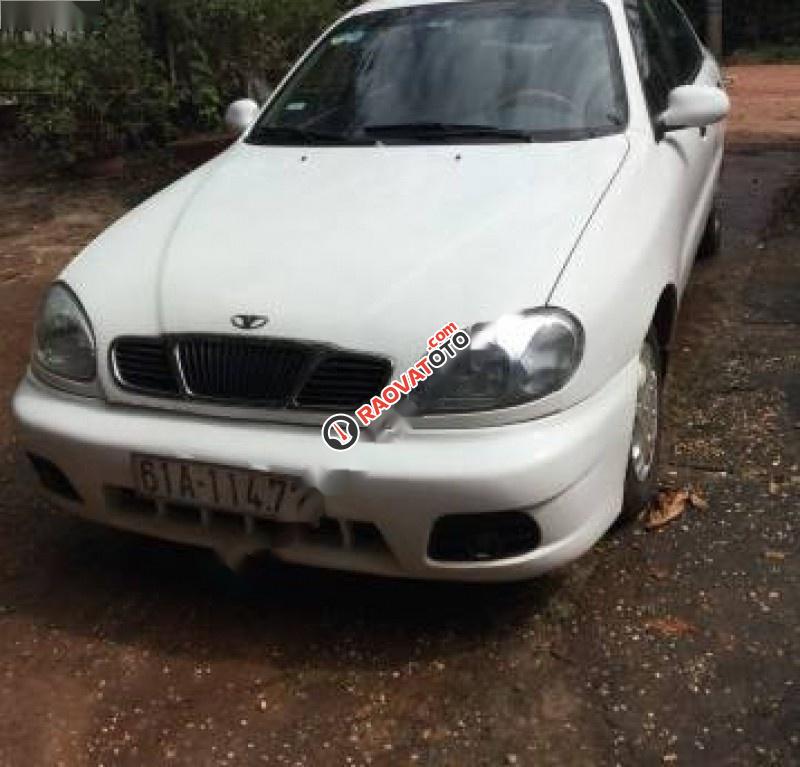 Bán ô tô Daewoo Lanos SX đời 2003, màu trắng giá cạnh tranh-1