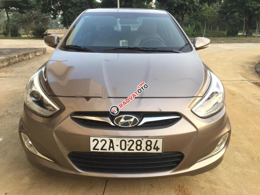 Cần bán Hyundai Accent Blue năm 2014, màu nâu, nhập khẩu nguyên chiếc số sàn-6