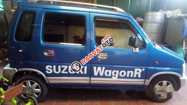 Bán xe Suzuki Wagon R đời 2005, màu xanh-4