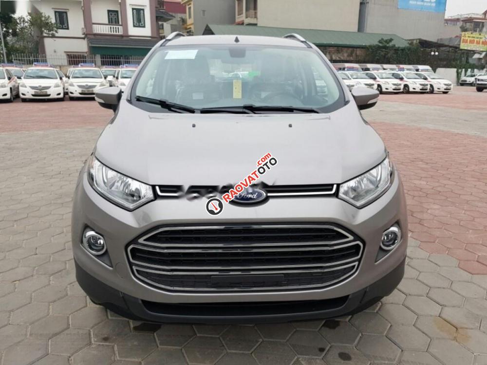 Cần bán xe Ford EcoSport Titanium 1.5L AT đời 2017, màu xám, 565tr-0