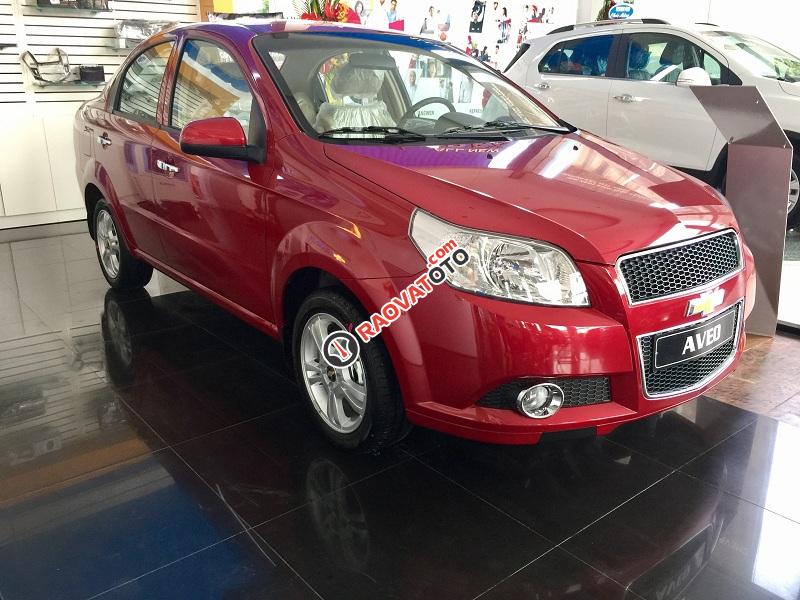 Chevrolet Aveo LT màu đỏ, mua xe trả góp, lãi suất ưu đãi- LH: 090.102.7.102 Huyền Chevrolet-2