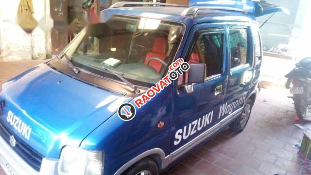 Bán xe Suzuki Wagon R đời 2005, màu xanh-2