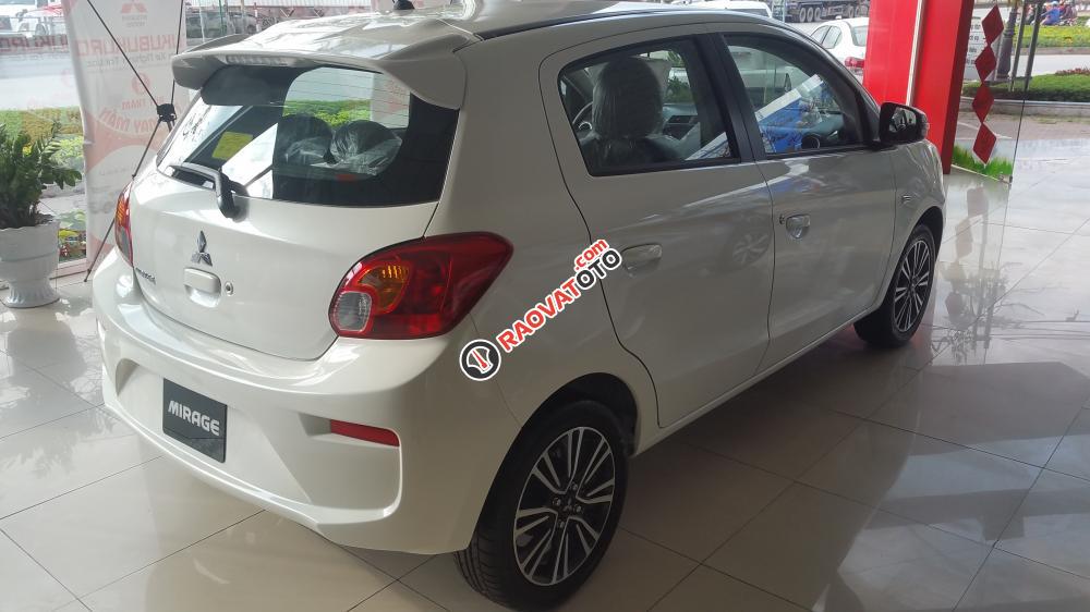 [Mitsubishi Quảng Ninh] Bán Mitsubishi Mirage CVT 2017, màu trắng, xe nhập giá chỉ 475 triệu-1