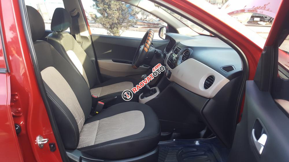Cần bán xe Hyundai Grand i10 1.0MT bản đủ sản xuất 2014, màu đỏ, nhập khẩu Ấn Độ, giá tốt-7