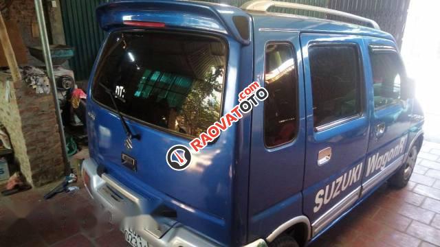 Bán xe Suzuki Wagon R đời 2005, màu xanh-1