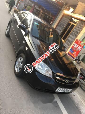 Bán ô tô Daewoo Lacetti đời 2008, màu đen -3