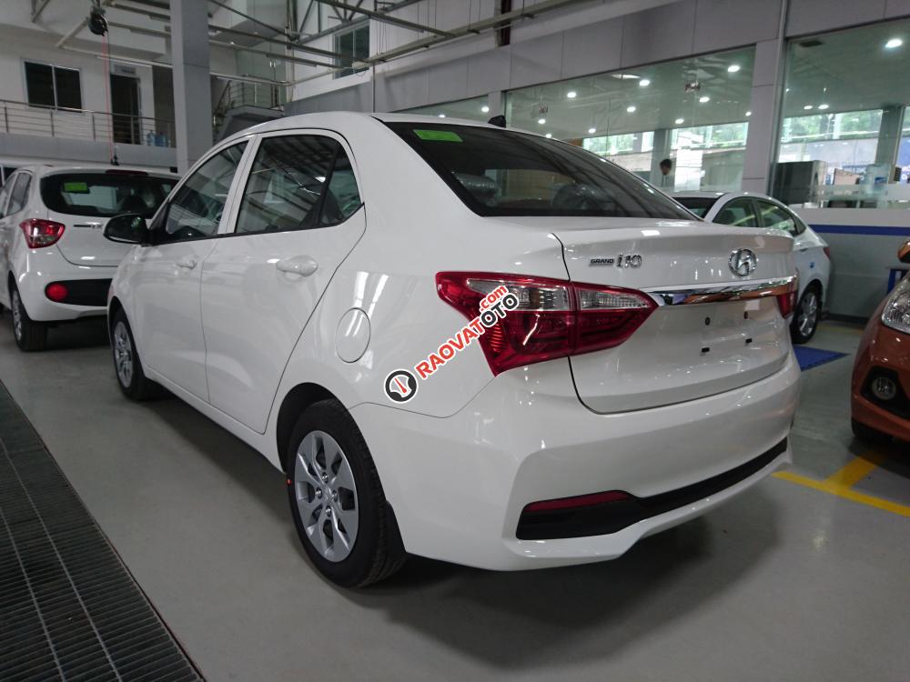 Bán xe Hyundai Grand i10 1.2MT Sedan lắp ráp đời 2018, màu trắng, mua xe chỉ từ 80 triệu đồng, LH: 0904675566-3