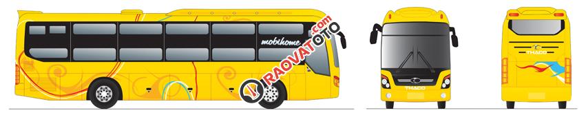 Xe Thaco Mobihome HB120SSL, 410ps phiên bản mới. Hyundai D6CB, hỗ trợ ĐKĐK ngay-0