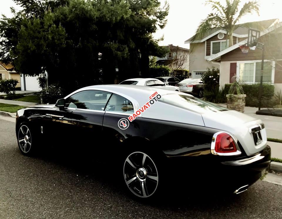 Bán ô tô Rolls-Royce Wraith SX 2016, màu đen nóc bạc nội thất kem, nhập khẩu-4