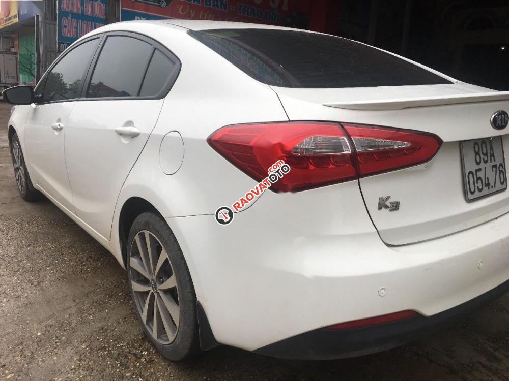 Cần bán xe Kia K3 1.6 MT năm 2015, màu trắng số sàn-2