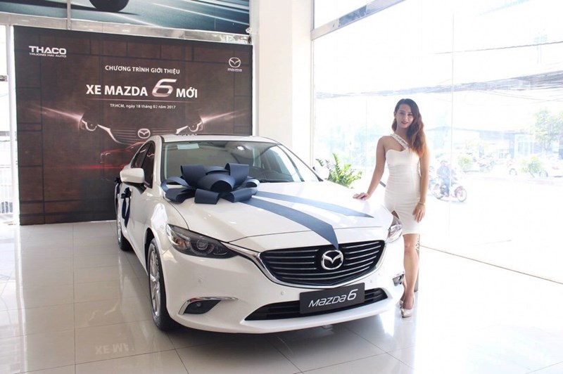 Bán ô tô Mazda 6 đời 2016, màu trắng, nhập khẩu nguyên chiếc, giá tốt-1