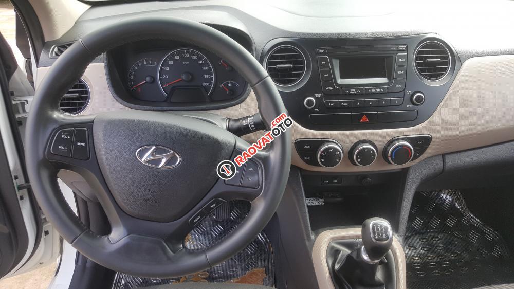 Bán Hyundai Grand i10 1.0MT sản xuất 2014, màu trắng, xe nhập Ấn Độ-10