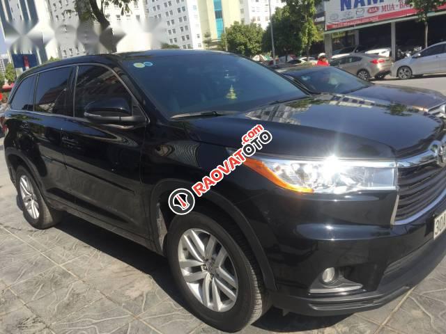 Bán xe Toyota Highlander LE 2.7 đời 2014, màu đen, nhập khẩu -3