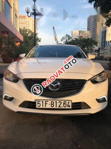 Cần bán gấp Mazda 6 đời 2016, màu trắng chính chủ, giá chỉ 850 triệu-0