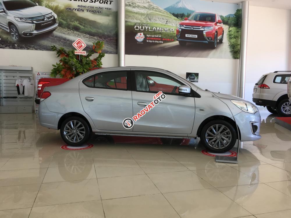 Mừng xuân Mitsubishi Attrage, màu bạc, nhập khẩu nguyên chiếc, bao hồ sơ khó, LH: Đông Anh 0931911444-5