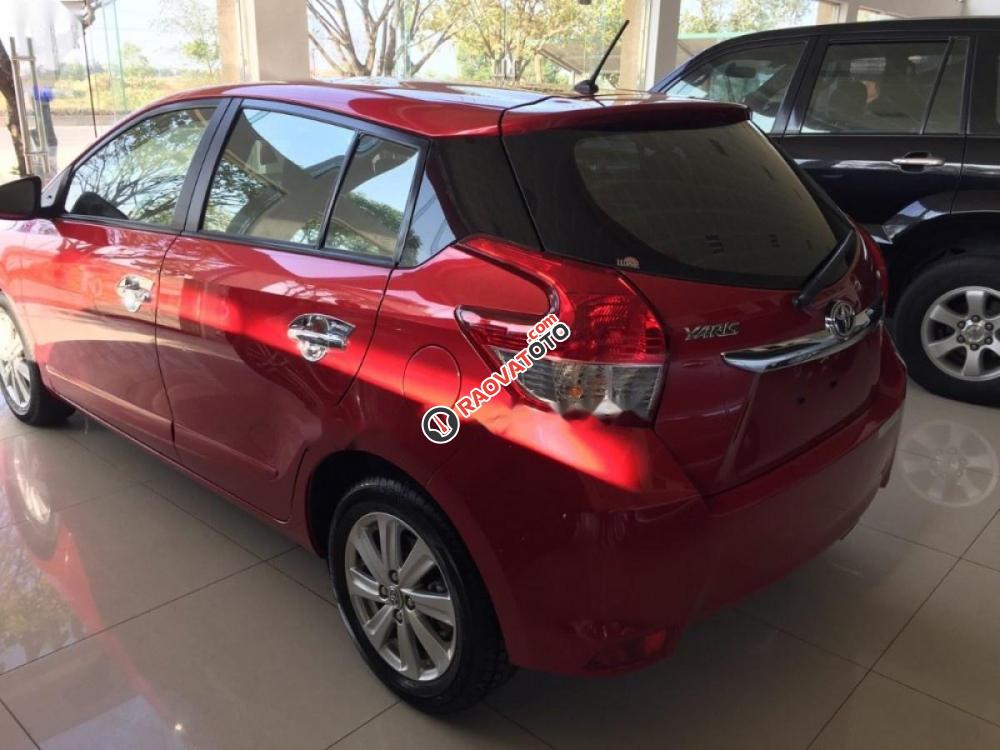 Bán Toyota Yaris 1.3G 2014, màu đỏ, nhập khẩu số tự động-0