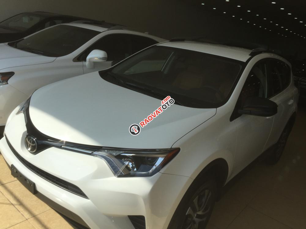 Bán ô tô Toyota RAV4 LE sản xuất 2017, màu trắng, xe nhập Mỹ-1