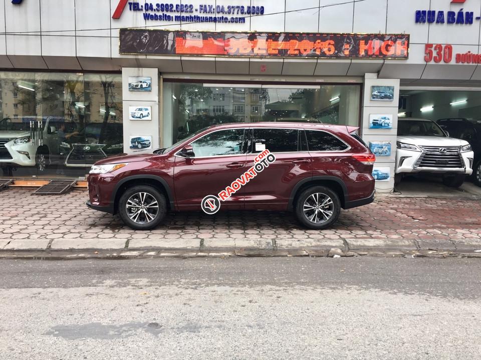 Bán xe Toyota Highlander LE đời 2017, màu đỏ đun, nhập khẩu Mỹ giá tốt nhất toàn quốc. LH: 0948.256.912-22