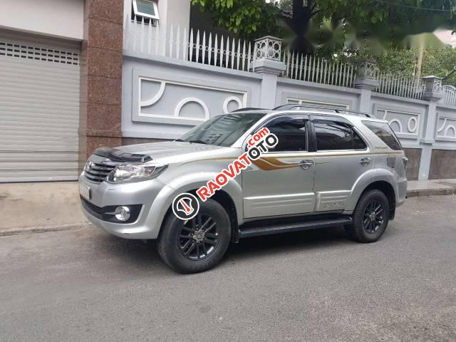 Bán Toyota Fortuner sản xuất 2015, màu bạc  -4