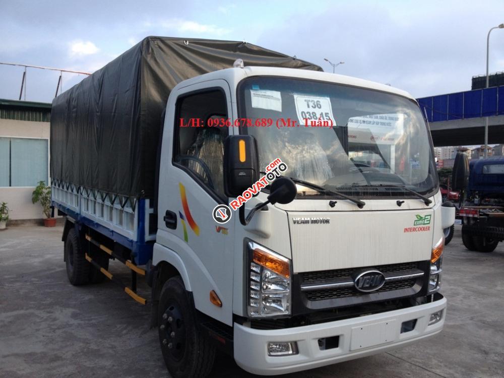 Bán xe tải VT350, tải trọng 3.5 tấn, động cơ Hyundai, cabin Isuzu - LH: 0936 678 689-5