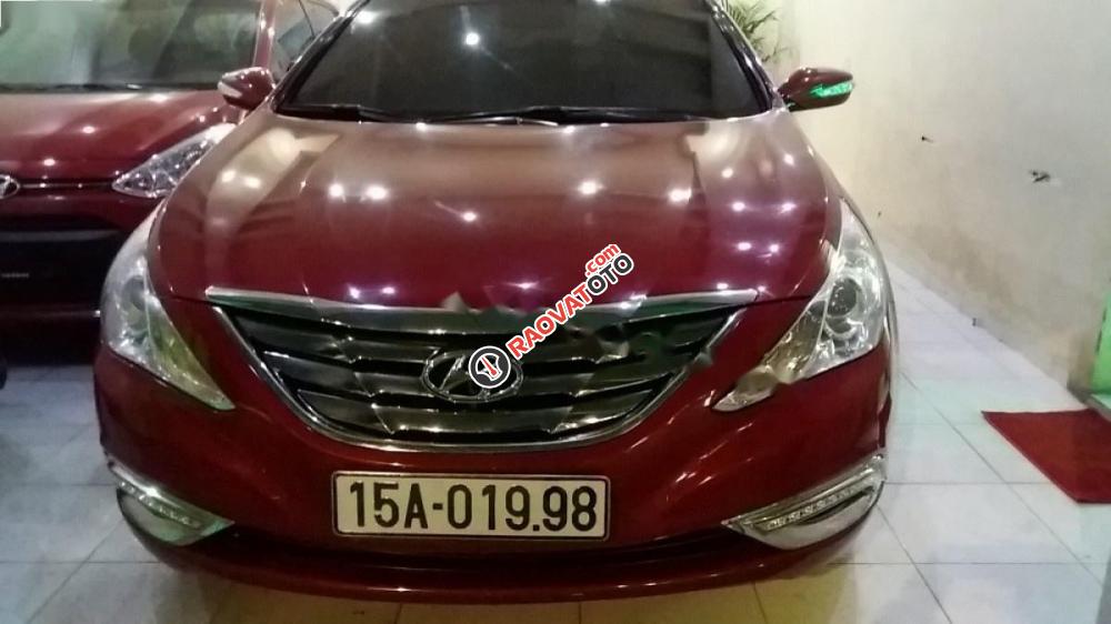 Bán Hyundai Sonata năm 2011, màu đỏ, xe nhập chính chủ giá cạnh tranh-5