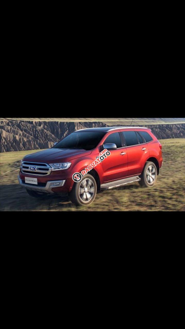 Bán xe Ford Everest đời 2016 AT, 2.2L, màu đỏ, xe nhập, 1 tỷ 65tr, BH đến 12/2019-0