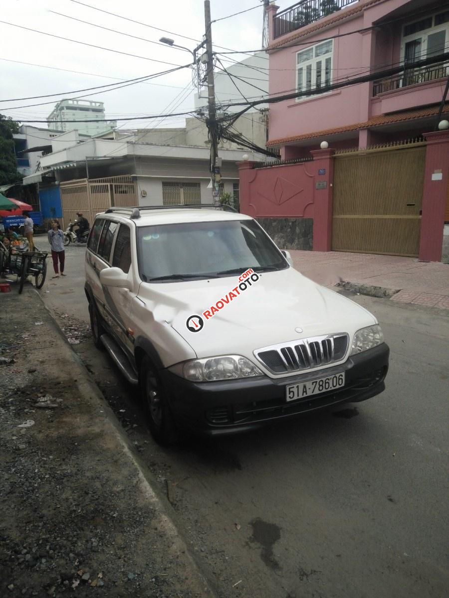 Bán Ssangyong Musso 2.3 năm 2002, màu trắng, xe nhập-2