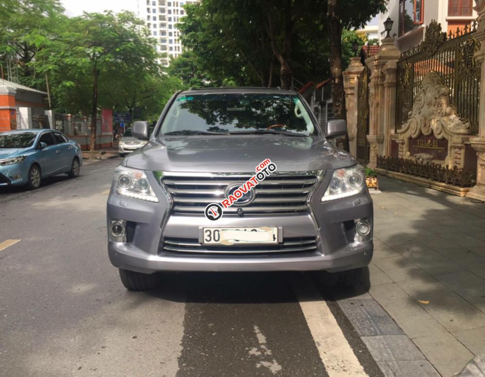 Bán xe Lexus LX 570 sản xuất 2008, màu xám, nhập khẩu số tự động-0