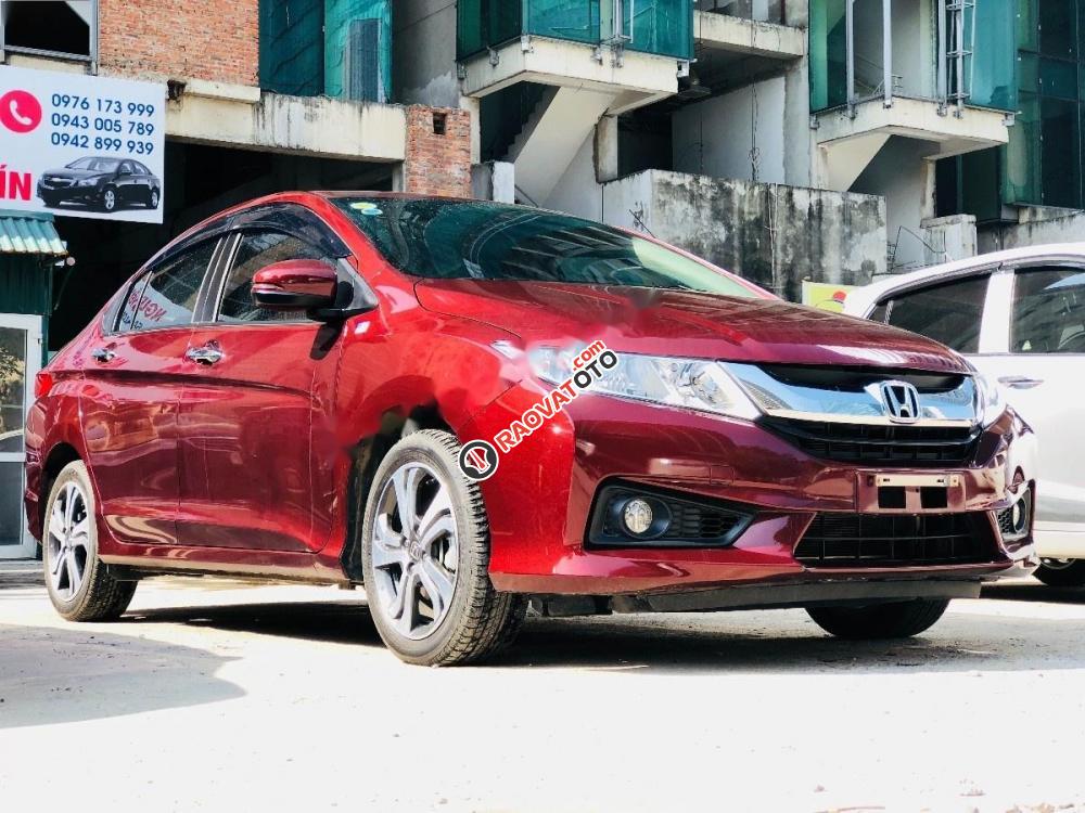 Bán Honda City 1.5 AT năm 2017, màu đỏ số tự động, giá chỉ 565 triệu-0