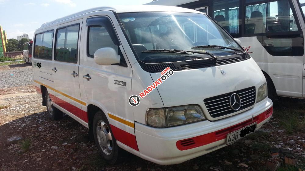 Cần bán Mercedes MB140 nước sơn mới, 16 chỗ, máy dầu, đời cuối 2002, màu trắng-0