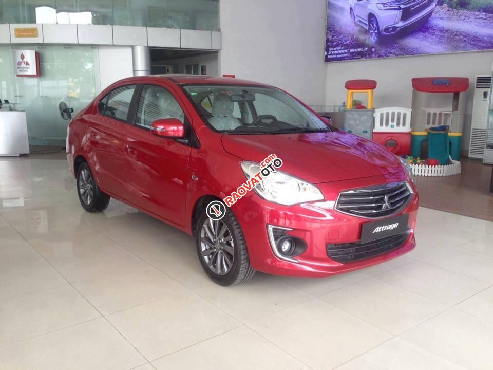 Bán xe Mitsubishi Attrage CVT 2018 giá tốt tại Quảng Bình, xe nhập, hỗ trợ trả góp, giao xe ngay. LH 0911821516-0