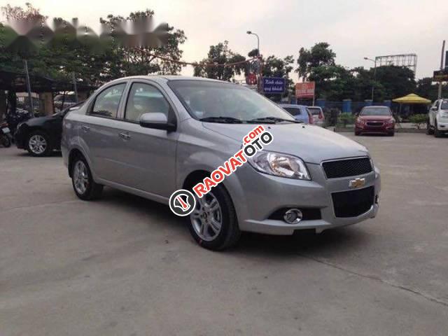 Bán Chevrolet Aveo đời 2017, màu bạc -0