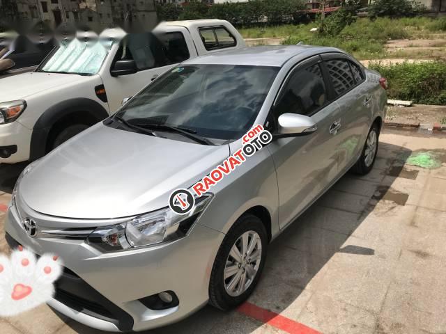 Bán xe Toyota Vios E đời 2016, màu bạc chính chủ, giá 550tr-1