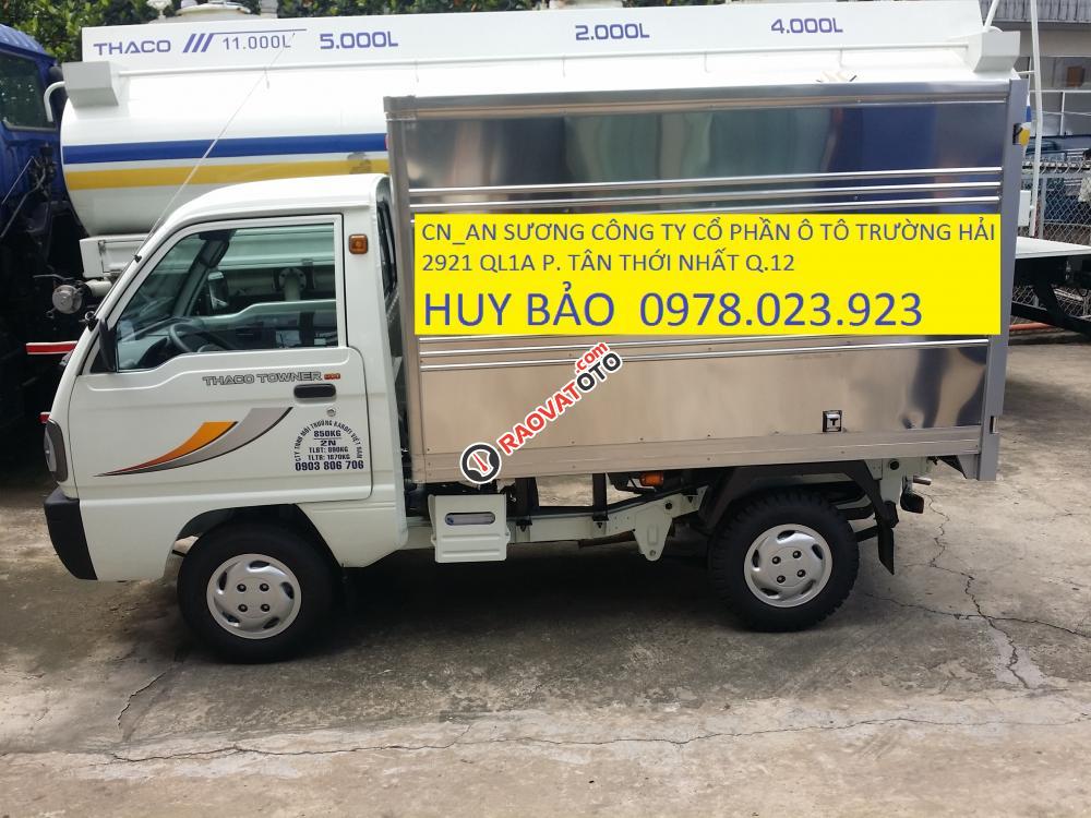 Xe tải Thaco giao xe ngay, Thaco Towner 750 tải 850 kg thùng kín-3