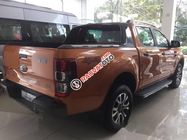 Bán Ford Ranger Wildtrak 3.2 AT 4x4 2017, màu cam-5