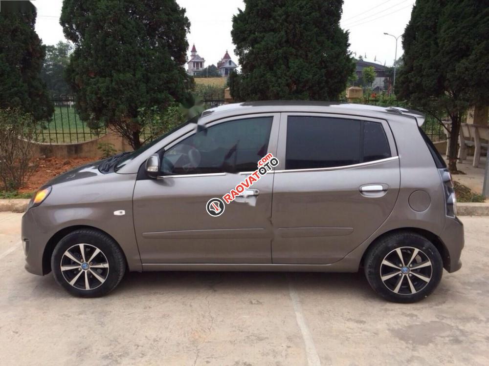 Bán xe Kia Morning LX 1.0 MT năm 2008, màu xám, nhập khẩu chính chủ, giá tốt-0