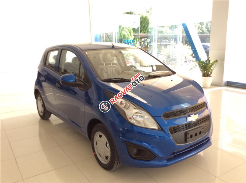 Chevrolet Spark LS 1.2L màu xanh dương, mua xe trả góp, lãi suất ưu đãi- LH: 090.102.7102 Huyền Chevrolet-0