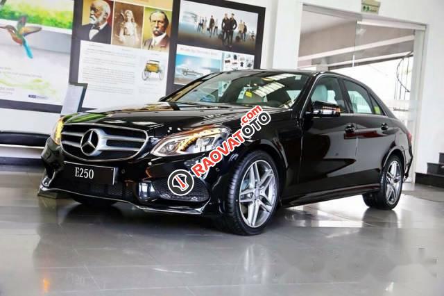 Bán xe Mercedes E250 đời 2017, màu đen-0