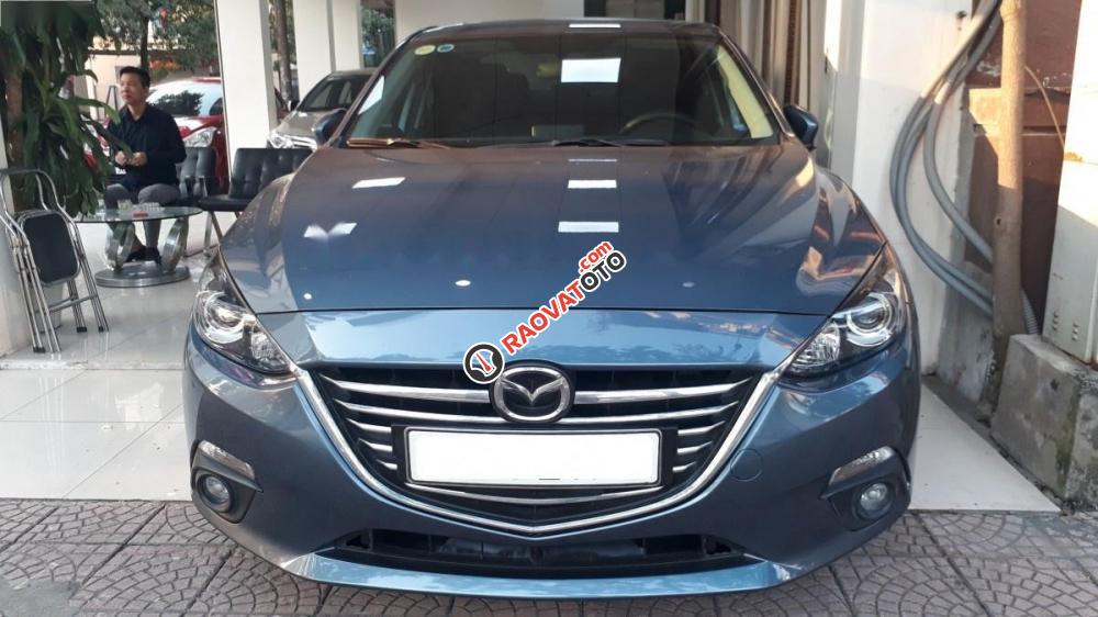 Cần bán xe Mazda 3 1.5L năm 2017, màu xanh lam số tự động, 655tr-0