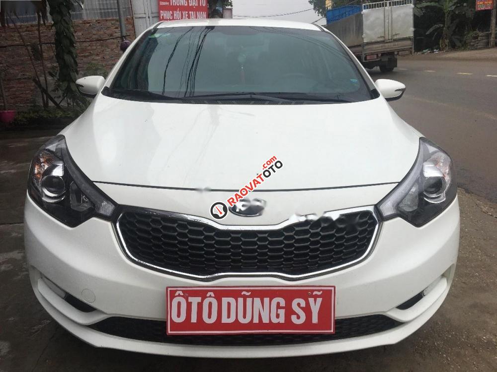 Cần bán xe Kia K3 1.6 MT năm 2015, màu trắng số sàn-8