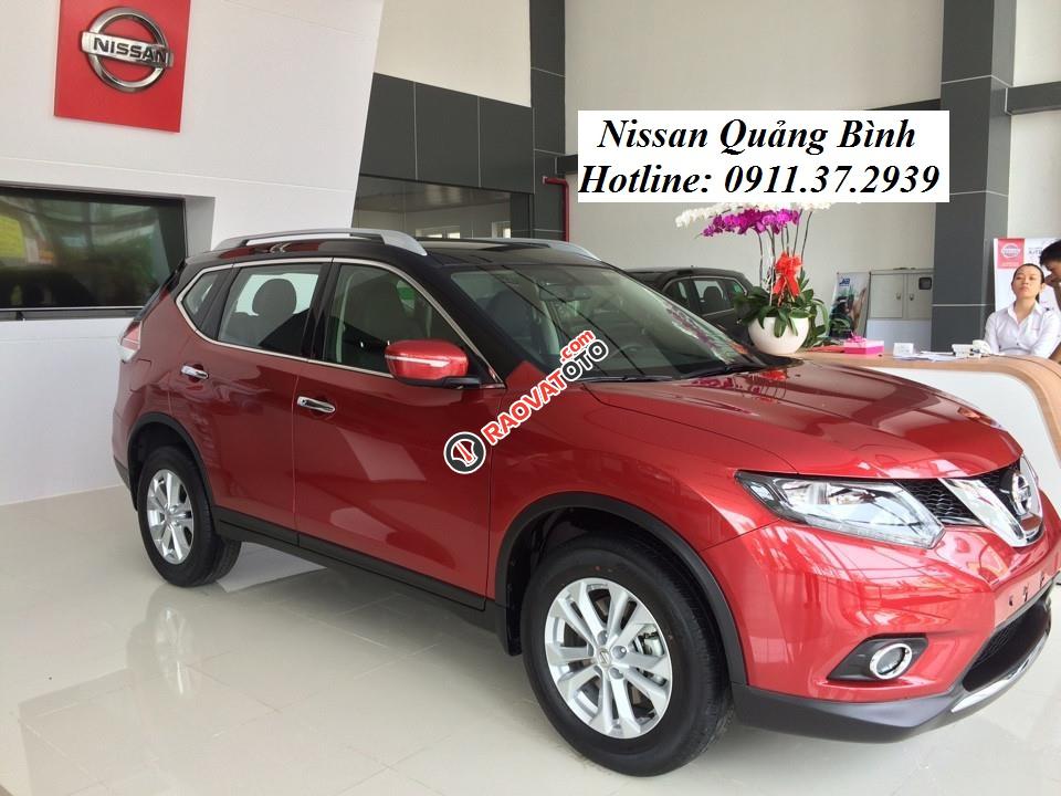 Nissan Quảng Bình bán xe X-trail 2.0 Mid Premium 2018, màu đỏ, ưu đãi sốc. Lh 0911.37.2939-1