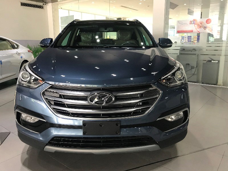 Cần bán Hyundai Santa Fe đời 2017, màu trắng, nhập khẩu nguyên chiếc-13