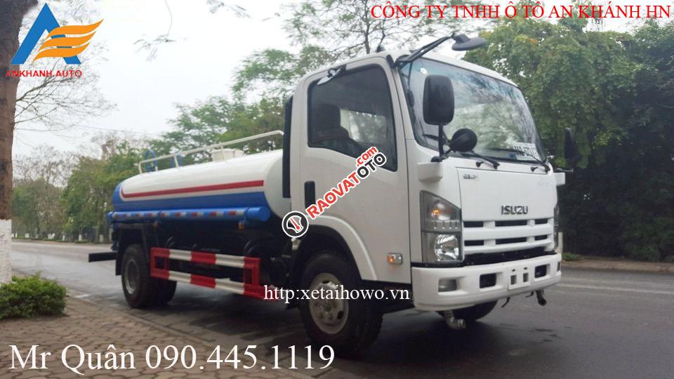 Xe phun nước rửa đường 5.5 khối Isuzu-0