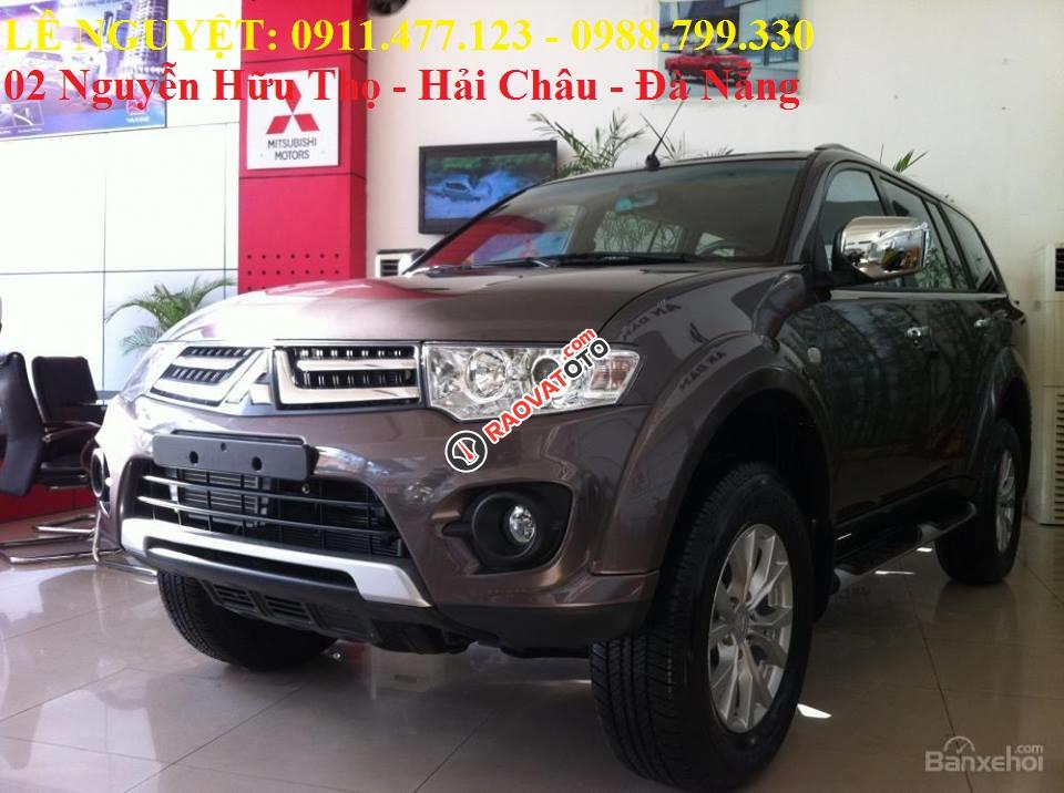 Mitsubishi Pajero Sport màu nâu, xe 7 chỗ, hỗ trợ trả góp, LH Lê Nguyệt: 0911.477.123 - 0988.799.330-1