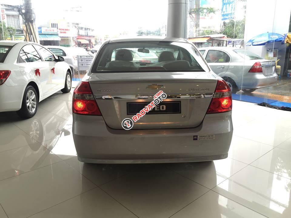 Chevrolet Aveo LT màu bạc, mua xe trả góp, lãi suất ưu đãi- LH: 090.102.7.102 Huyền Chevrolet-2