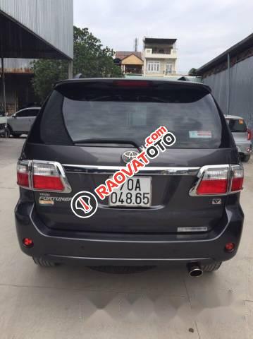 Bán Toyota Fortuner 2.7V đời 2010, màu xám  -1