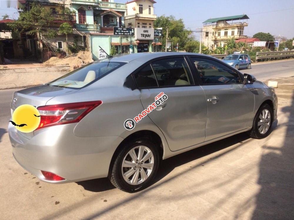 Bán ô tô Toyota Vios 1.5E đời 2016, màu bạc, giá 460tr-4