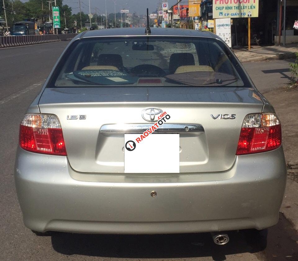 Bán xe Toyota Vios G đời 2007, màu bạc, xe đẹp zin-3