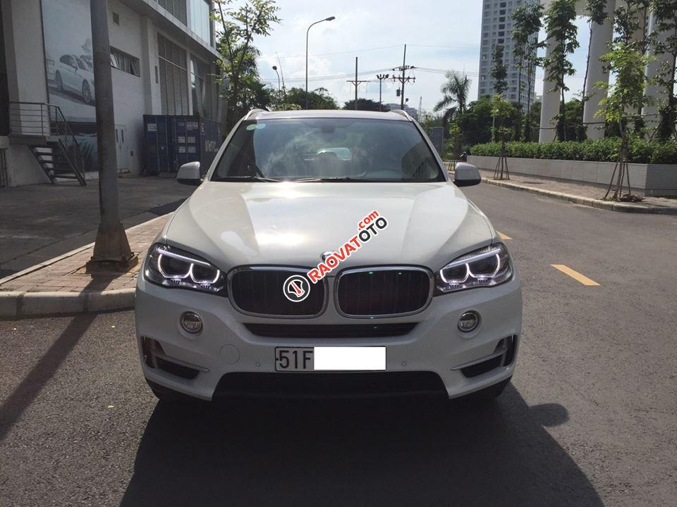 Bán BMW X5 xDrive35i năm 2016, màu trắng, nội thất nâu Mocha-0