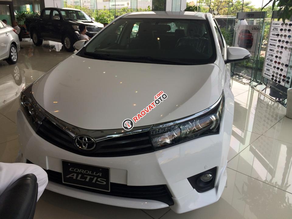 Bán Toyota Corolla Altis 1.8 CVT 2018, mẫu xe toàn cầu, có đủ màu, khuyến mãi lớn, giao xe ngay-0